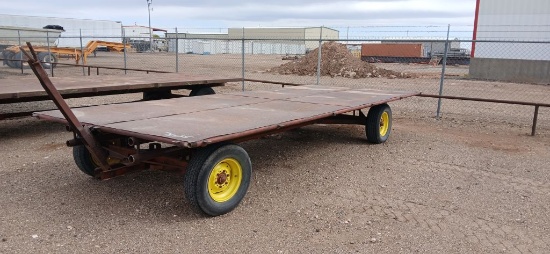 Drop Pin 2 Axle 20" Farm Flatbed Trailer
