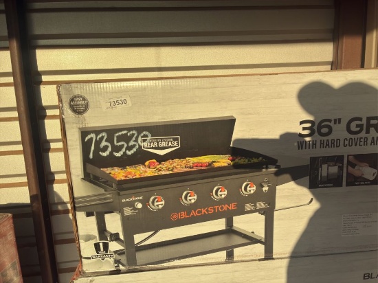 Black Stone 4 Burner 36" Propane Griddle w/ Hard Cover