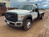 2016  Ford  F450 Super Duty   Flatbed Truck  Regular Cab DRW 2WD