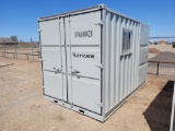Hurricane Mobile Office Container w/2 End and 1 Side Doors