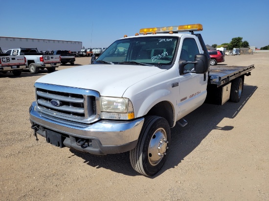 2004 Ford F550 Super Duty Flatbed Wrecker Truck