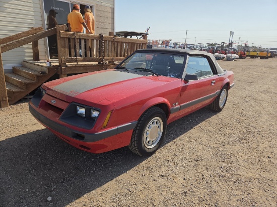 1985 Ford Mustang GT Convertible 2D Convertible