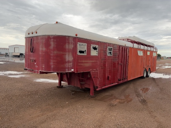 Horse Transport 5th Wheel Livestock Trailer