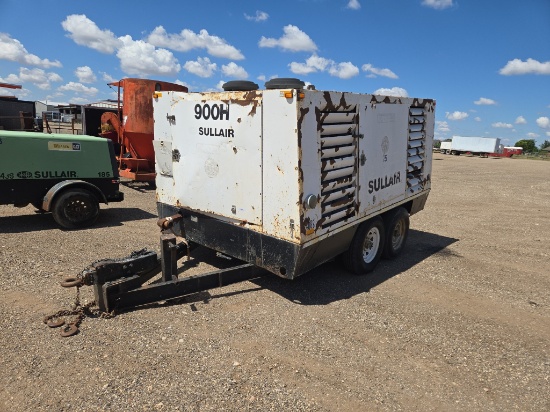 Sullair 900H Air Compressor Trailer
