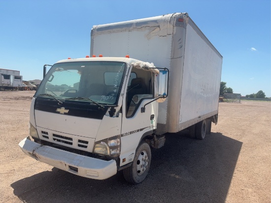 2006 Chevrolet W3500 W Series Forward/Tiltmaster Tilt Cab Chassis Box Truck