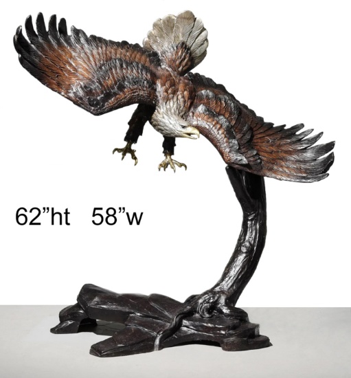 Bronze Soaring Eagle