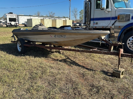 Boat on Trailer No Paperwork on Boat or Trailer