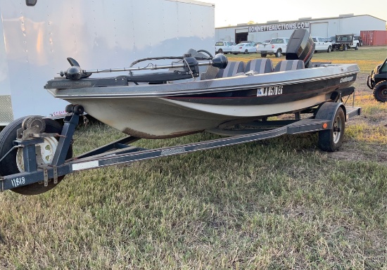 1990 Challenger Bass Boat 60HP