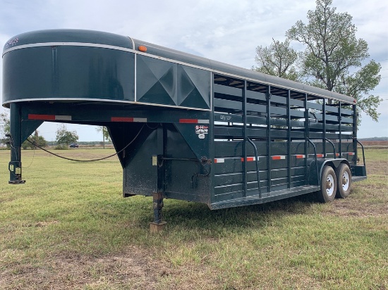 Cattle Trailer 20FT 1994 140BKGC29RA324522 S & H Trailer Manufacturing Company