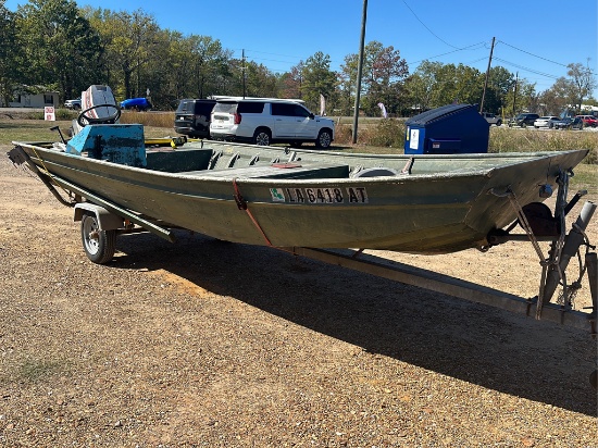 Boat with 35HP Johnson Motor