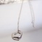 14k Sterling Silver Heart Necklace