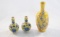 SET OF 3 2 Small Oriental Vases (1.5 x 3