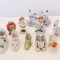 LOT Occupied In Japan Glass Shoes, Glass Figurines, Dish, Salt and Pepper S