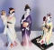Lot 3 - Japanese Geisha Doll Holding mirror, 1 house of koshu hand decorate