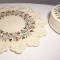 Stone Inlaid Center Piece & Serving Tray