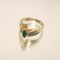 Natural Emerald 6.5 x 3.5 mm Approx 1/3 Caret 14k Gold size 7