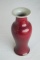 Chinese Red Crackled Vase