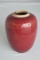 Vintage Red porcelin Vase