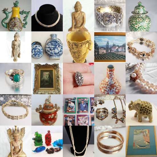 Asian Antiquities, Art & Fine Estate Jewelry