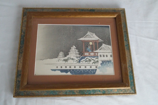 Snowing Asian Print