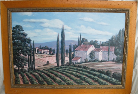 Lavender Farm Painting By "Berry"