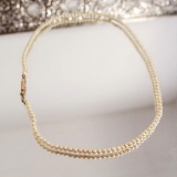 Faux Pearl Choker Necklace (A Few Chipped)