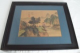 Chinese Two People Trees Print