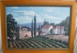 Lavender Farm Painting By 