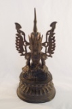 Buddah Metal Statue 14.5