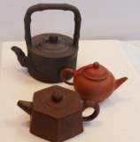 Set 3 - Clay Antique Tea Pots