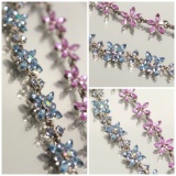 Set 2 - 2 different Flower Bracelets-