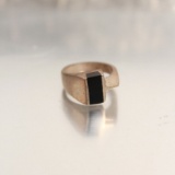Onex & Silver Mid Century Ring