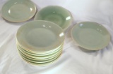 Celadon Chinese Green plate set of 12