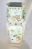 Asian vase Urn Chinoiserie Orange Blossom Trees, Vases, Tea set Design, 18.