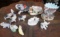 LOT OF COLLECTABLE GLASS ELEPHANT FIGURINES