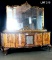 18th CENTURY FRNECH BAROQUE BAR COUNTER WITH MIRROR ATTATCHED