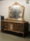 FRENCH BAROQUE 18TH CENTURY DRESSER WITH MIRROR
