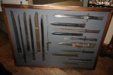 ANTIQUE SHORT SWORDS AND DAGGERS WITH SHEATH COLLECTION.
