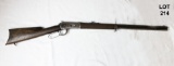 WINCHESTER 1896 MOD: 1894 S/N: 74607 30 W.C.F. LEVER ACTION RIFLE W/OCTOGON