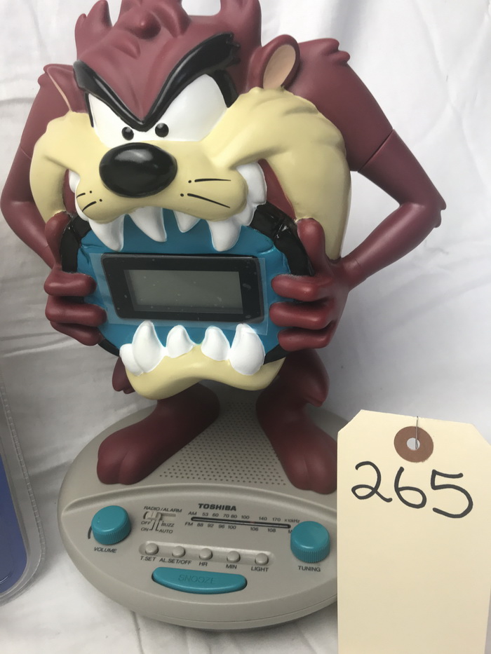 Toshiba Tasmanian Devil Radio Alarm Clock, | Proxibid