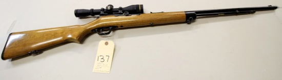 Stevens Mod. 87-A  S/N:2094577 22 Semi Auto Rifle With Leoplod  VX2 3x9 Scope