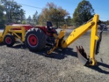 Massey Ferguson 65 Tractor with 3 Point Backhoe Implement, Hook up Model 50