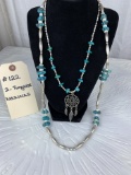 (2) Turquoise Necklaces