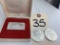 (2) Liberty one troy ounce .999 fine silver coins
