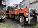 1974 Ford 8,000 Non/Op Water Well Drill w/ Well Drill Pipe & Army Truck Bed