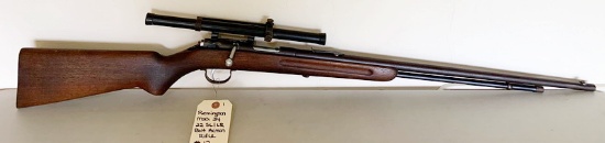 Remington Model 34 S/N: 112908 22 SL/LR Bolt Action Rifle
