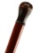 TWO TONE WOODEN CANE WALKING STICK BEVELED TOP