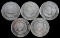 5 1 TROY OZT 999 FINE SILVER ITB ROUND COIN LOT