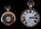 2 VINTAGE POCKET WATCHES COVENTRY ARGENTAN METAL