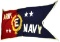 WWII US ARMY NAVY EXCELLENCE AWARD PENNANT FLAG